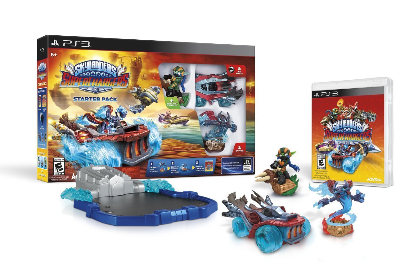Skylanders SuperChargers Starter Pack PS3 Physical Game Disc US