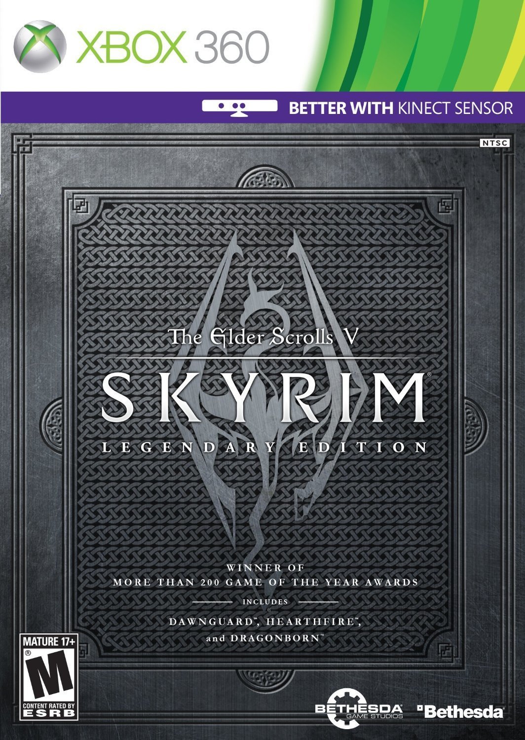 The Elder Scrolls V: Skyrim - Legendary Edition Xbox 360 Physical Game Disc US