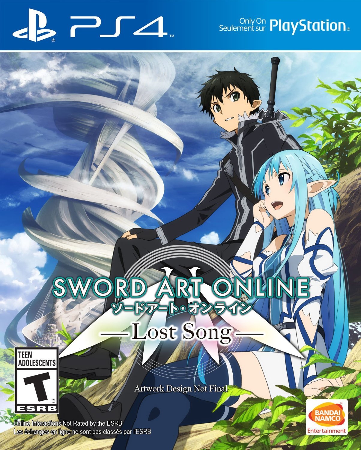 Sword Art Online: Lost Song PS4 Physical Game Disc US