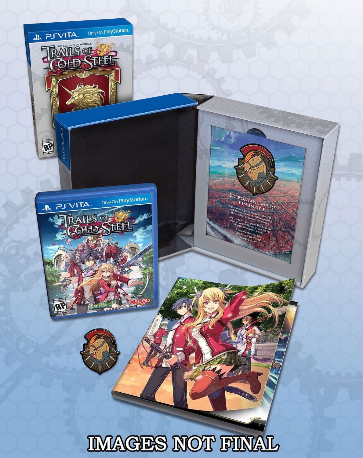 The Legend of Heroes: Trails of Cold Steel - Lionheart Edition PSVita Physical Game Cartridge US