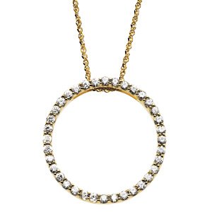 Moissanite Eternity Necklace
