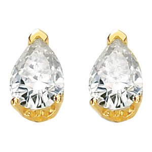Pear Shaped Moissanite Earrings*