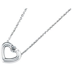 Moissanite Sweetheart Necklace
