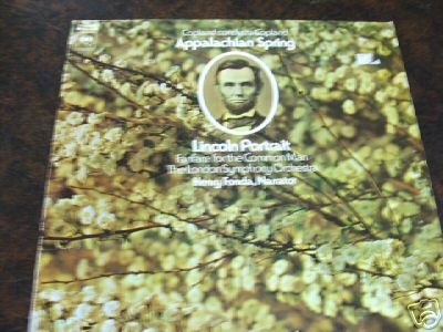 Appalachian Spring Lincoln Portrait 33 RPM Columbia