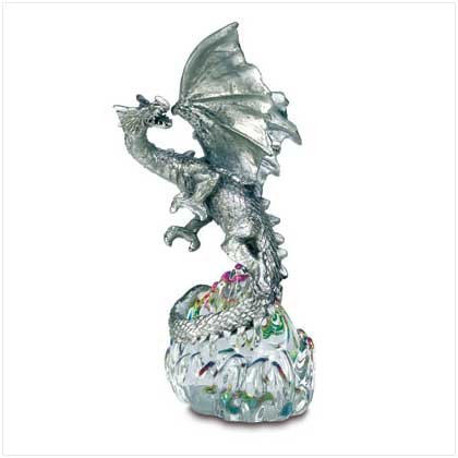 DRAGON ON GLASS BASE