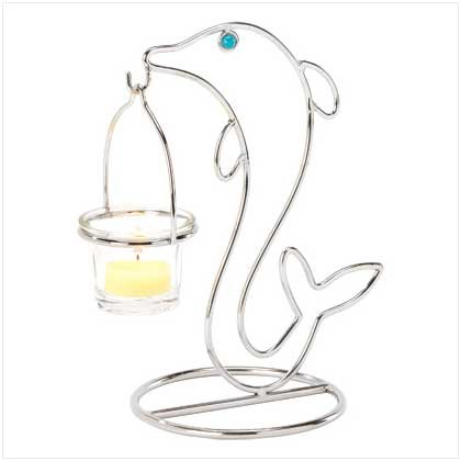 DOLPHIN CANDLEHOLDER