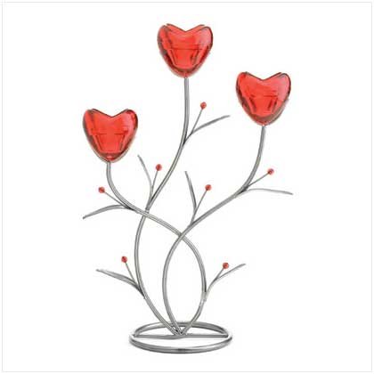 HEART BOUQUET CANDLEHOLDER