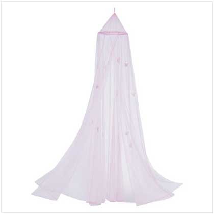 PINK GID BUTTERFLY BED CANOPY