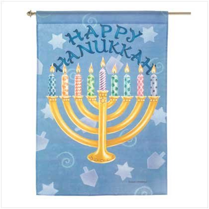 HAPPY HANUKKAH FLAG