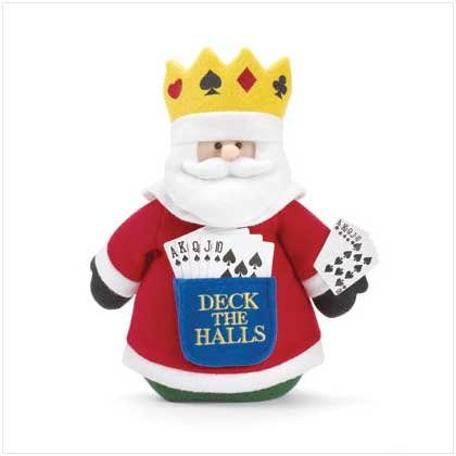 "DECK THE HALLS" POKER SANTA
