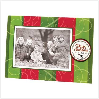 HAPPY HOLIDAYS PHOTO FRAME GREETING CARD