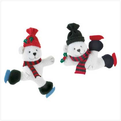 PLUSH BEAR ORNAMENTS