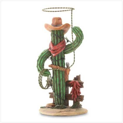 COWBOY CACTUS WITH LASSO