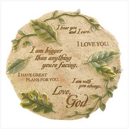 LOVE LETTERS WALL PLAQUE
