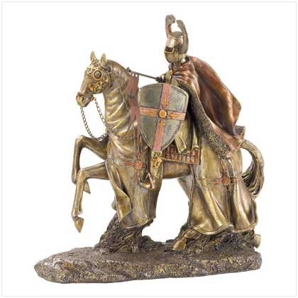 RIDING CRUSADER FIGURE