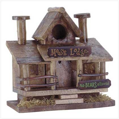 ''MOOSE LODGE" BIRDHOUSE
