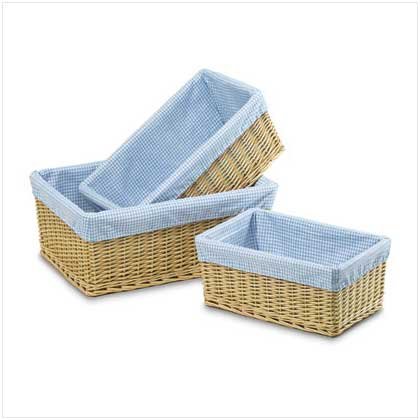 BLUE BASKET SET