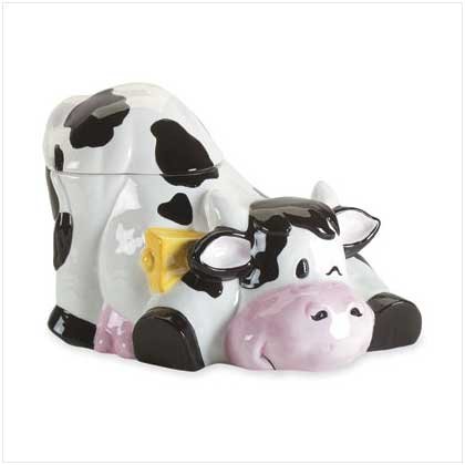 COW WITH BELL COOKIE JAR