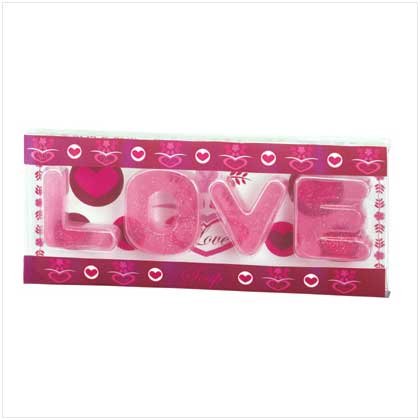 "LOVE" TRANSPARENT SOAPS
