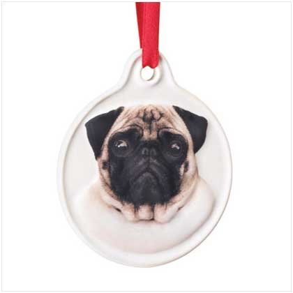 PUG ORNAMENT