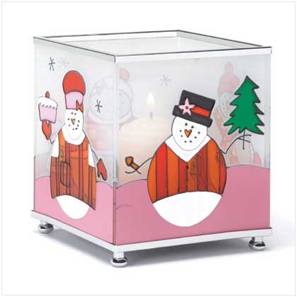 PERFECTLY PLAID VOTIVE HOLDER