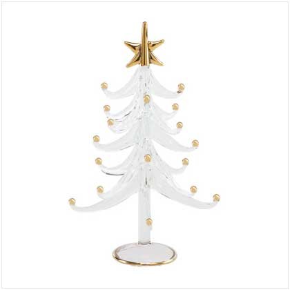 GLASS CHRISTMAS TREE