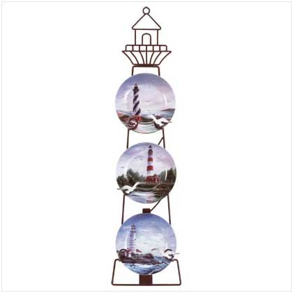 DECORATIVE LIGHTHOUSE PLATES