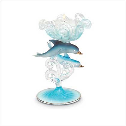 DOLPHIN CANDLEHOLDER