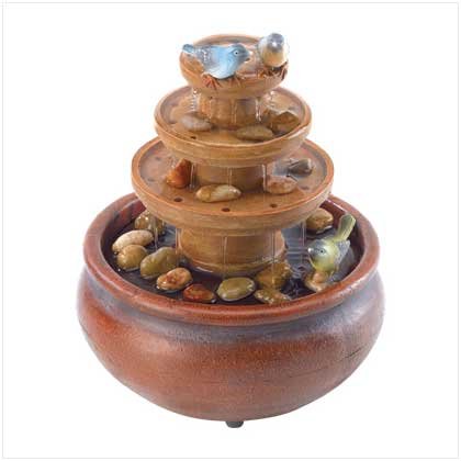 SPRINGTIME BIRD WATER FOUNTAIN