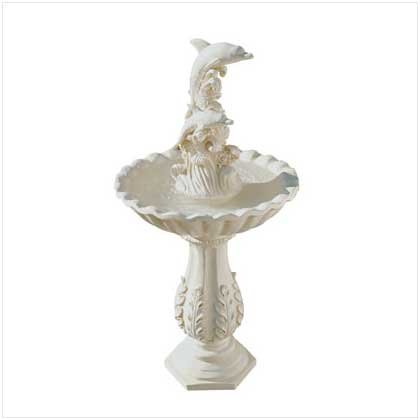 DOLPHIN & WAVES WATER FOUNTAIN