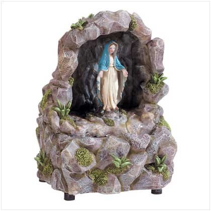 VIRGIN MARY DESK FOUNTAIN