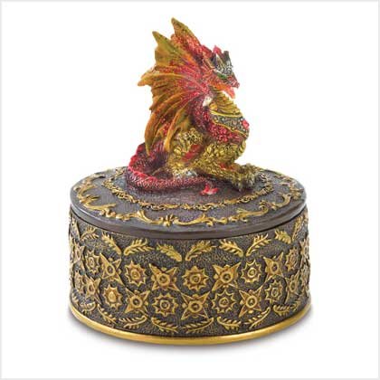 RED DRAGON TRINKET BOX