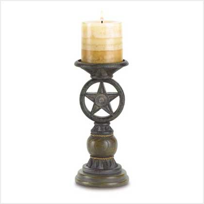 WESTERN STAR CANDLEHOLDER