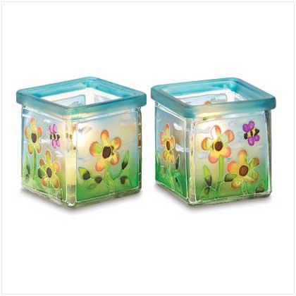 SPRINGTIME CANDLEHOLDER SET