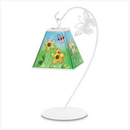 FLORAL HANGING VOTIVE LANTERN