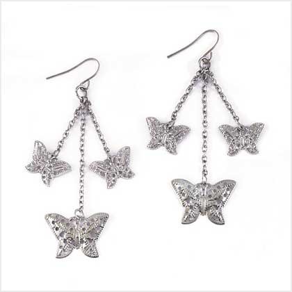 LACEWORK BUTTERFLY EARRINGS