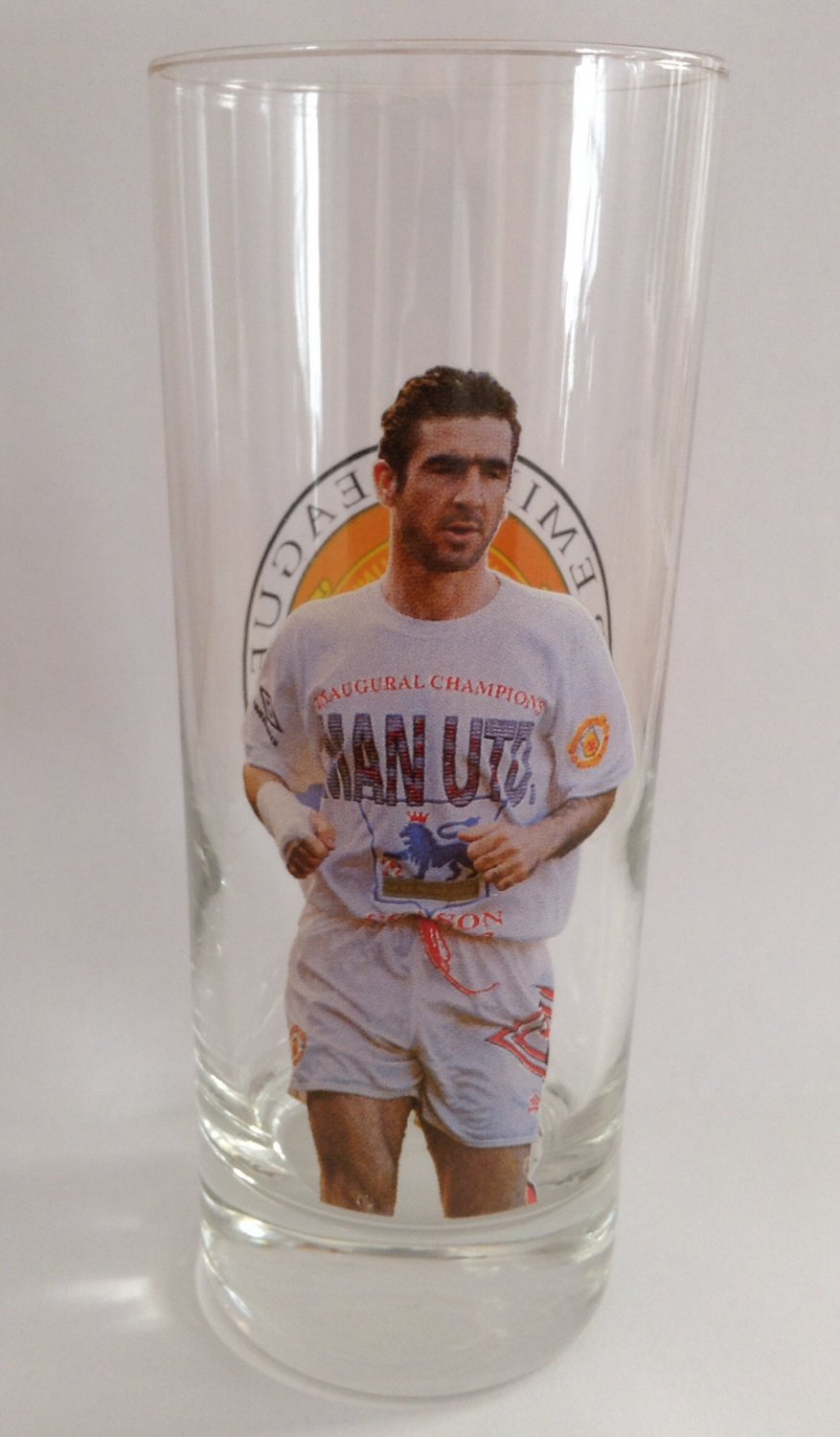 Eric Cantona Manchester United 1992-1993 Premier League Champions Glass