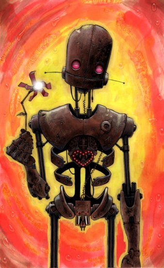 "LoveBot" Limited Edition Art Print, Signed & Numbered