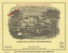 MILLESSIMO Château LAFITE ROTHSCHILD PAUILLAC PREMIER GRAND CRU CLASSÉ 1900