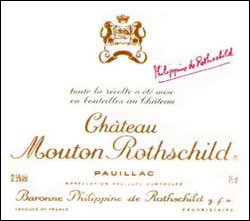 MILLESSIMO Château MOUTON ROTHSCHIELD PAUILLAC PREMIER GRAND CRU CLASSÉ 1945