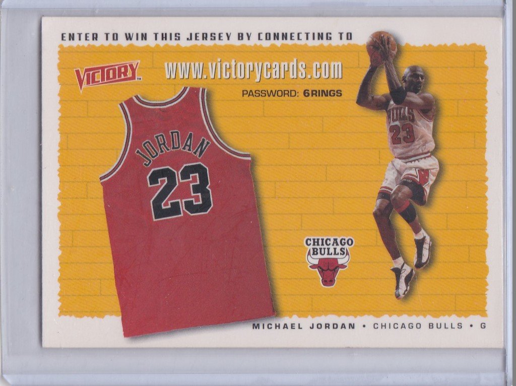 Michael Jordan Upper Deck Victory Basketball Promo Card Chicago Bulls