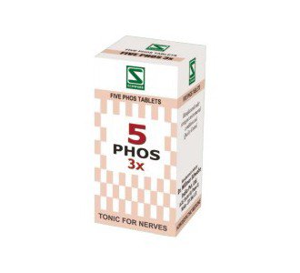 FIVE PHOS 3x tablets for Nerves 40 gms - Schwabe Homeopathy