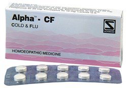 Alpha CF for Cold, Flu 80 Tablets Schwabe Homeopathy