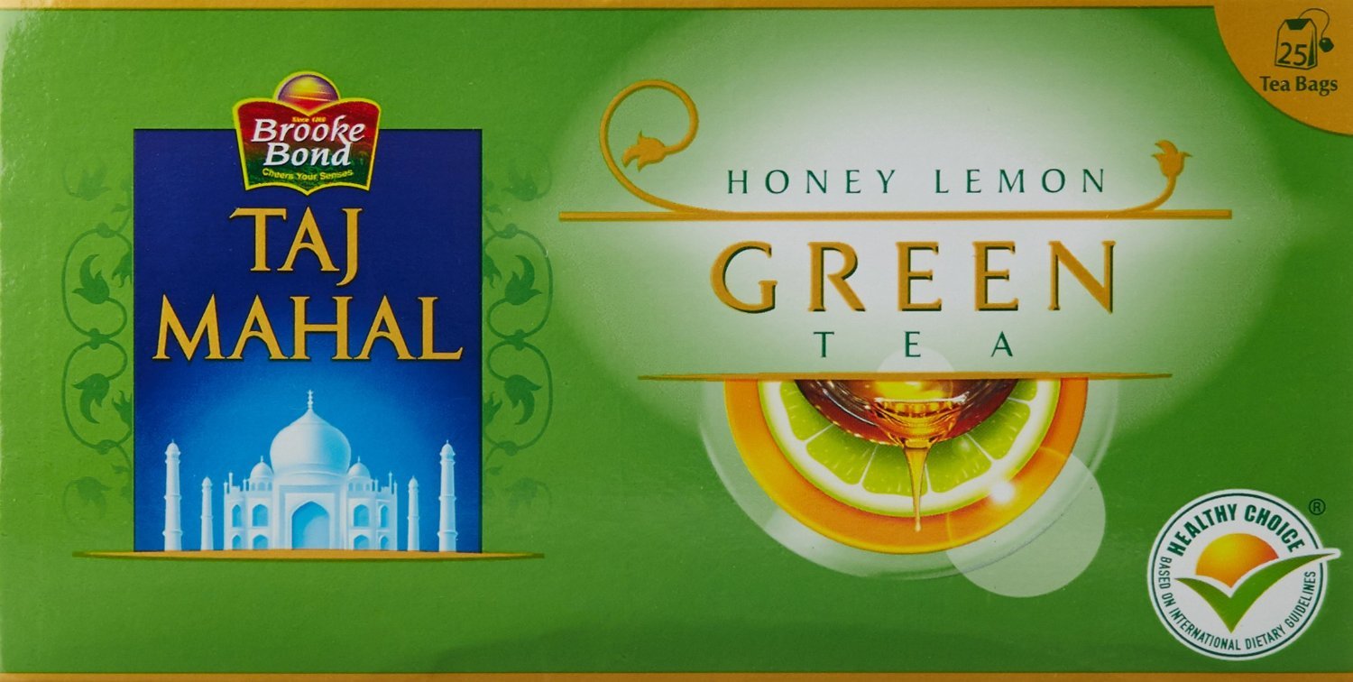 Taj Mahal Honey Lemon Green 40 Tea Bags