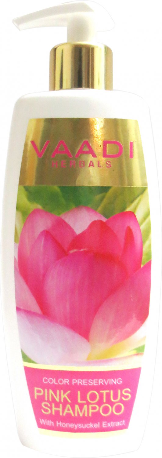 PINK LOTUS SHAMPOO with Honeysuckle Extract - Color Preserving 350 ml