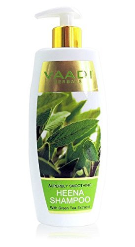 Vaadi Superbly Smoothing HEENA SHAMPOO with Green Tea Extracts 350 ml