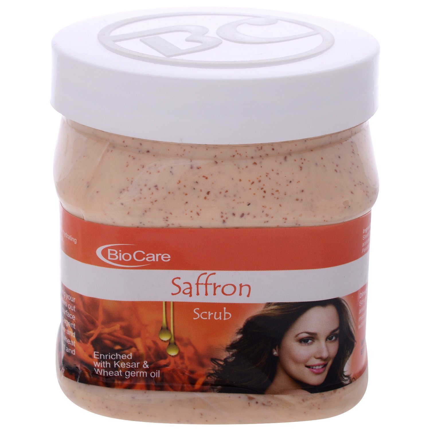 Saffron Scrub Enriched with Kesar and Wheatgerm Oil, 500ml