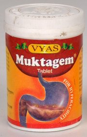 Vyas Muktajem (Hyperacidity) 100 Tablets