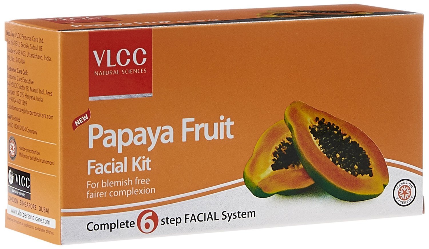 VLCC Papaya Fruit Facial Kit, 56.6g