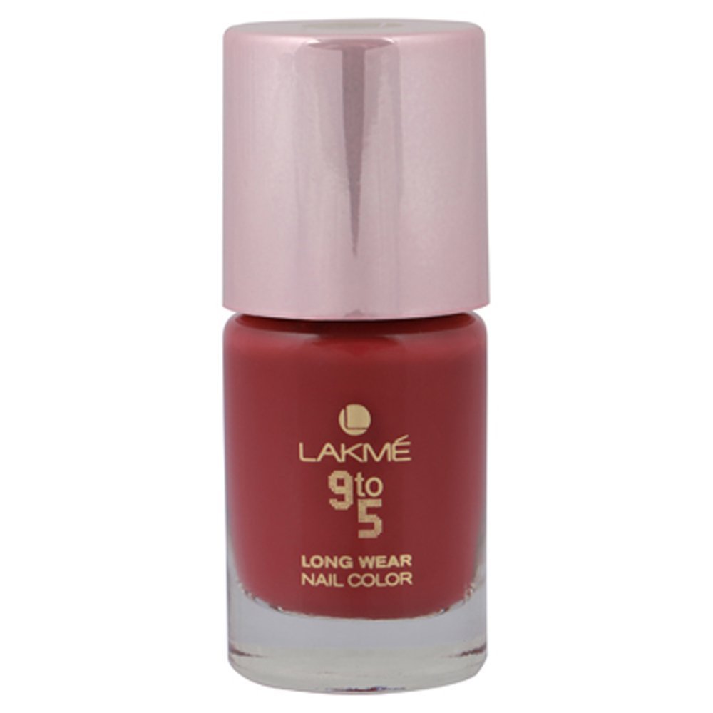 Lakme 9 To 5 Long Wear Nail Colour White Book 9 ml